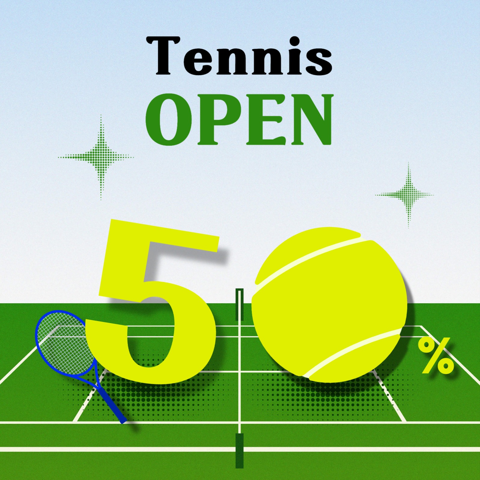 테니스장 오픈 할인