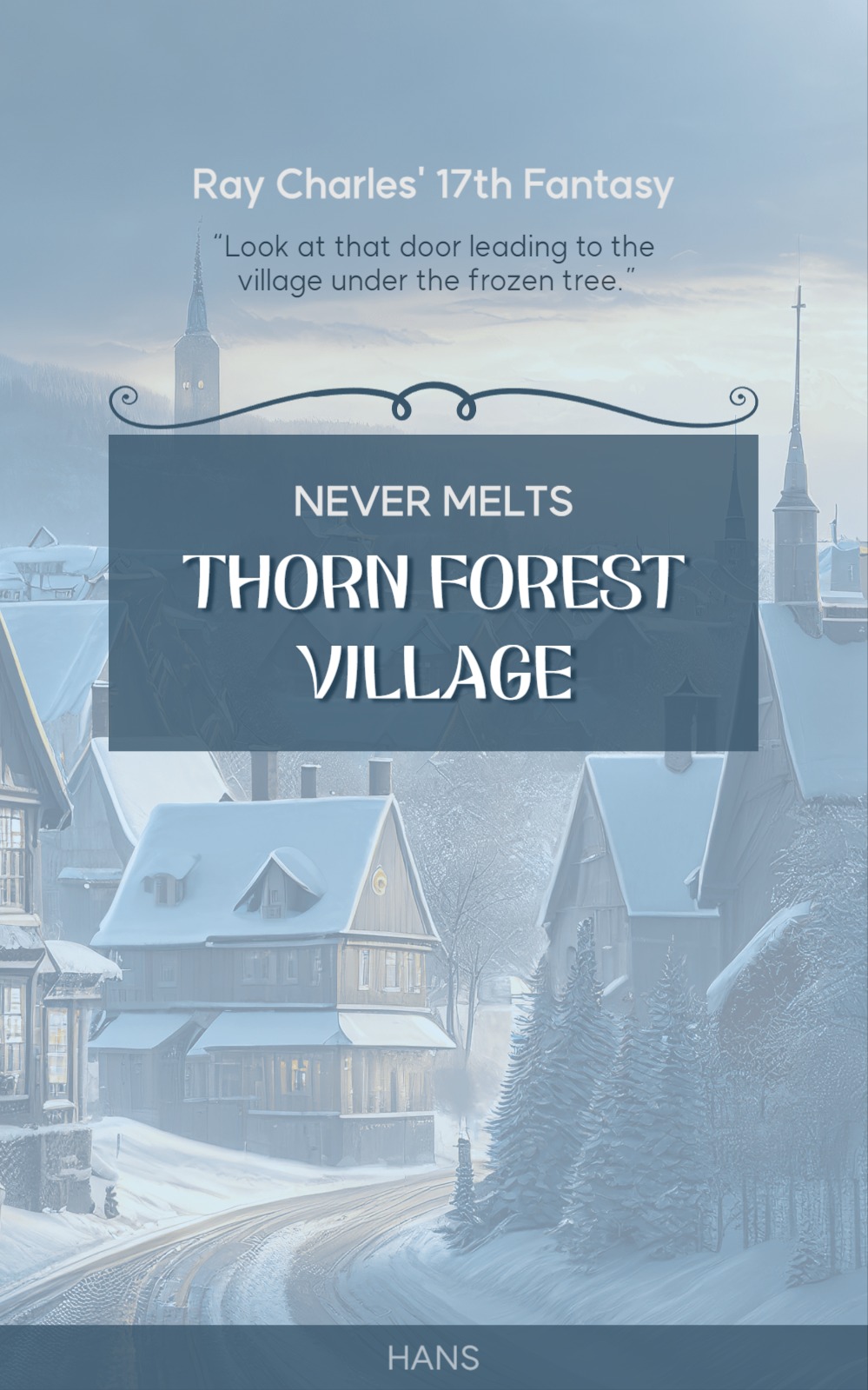 절대 녹지 않는 가시숲 마을