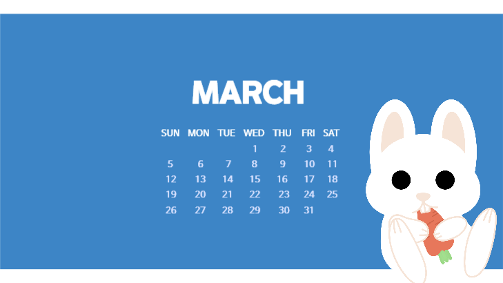 3월 달력
