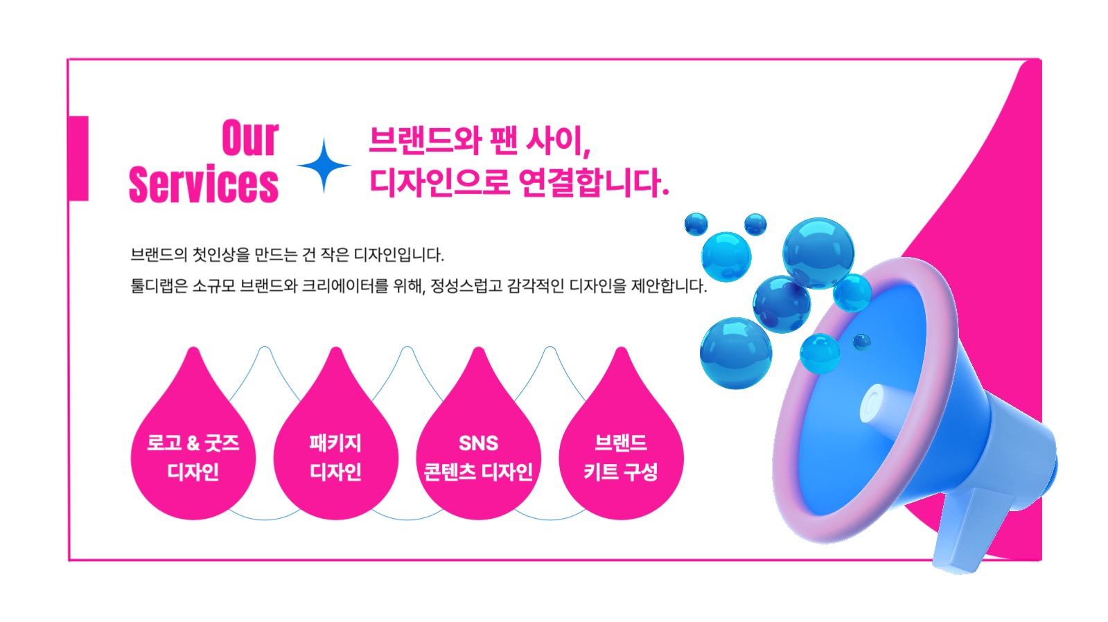 심플회사소개서, 디자인