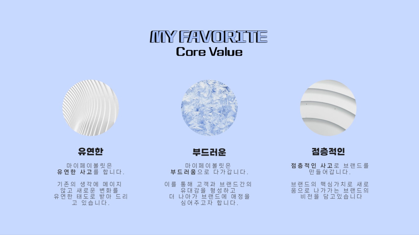 브랜드 소개서 발표ppt