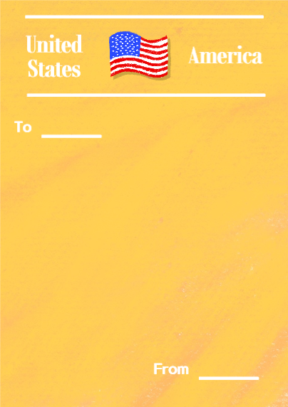 미국에서 온 편지지