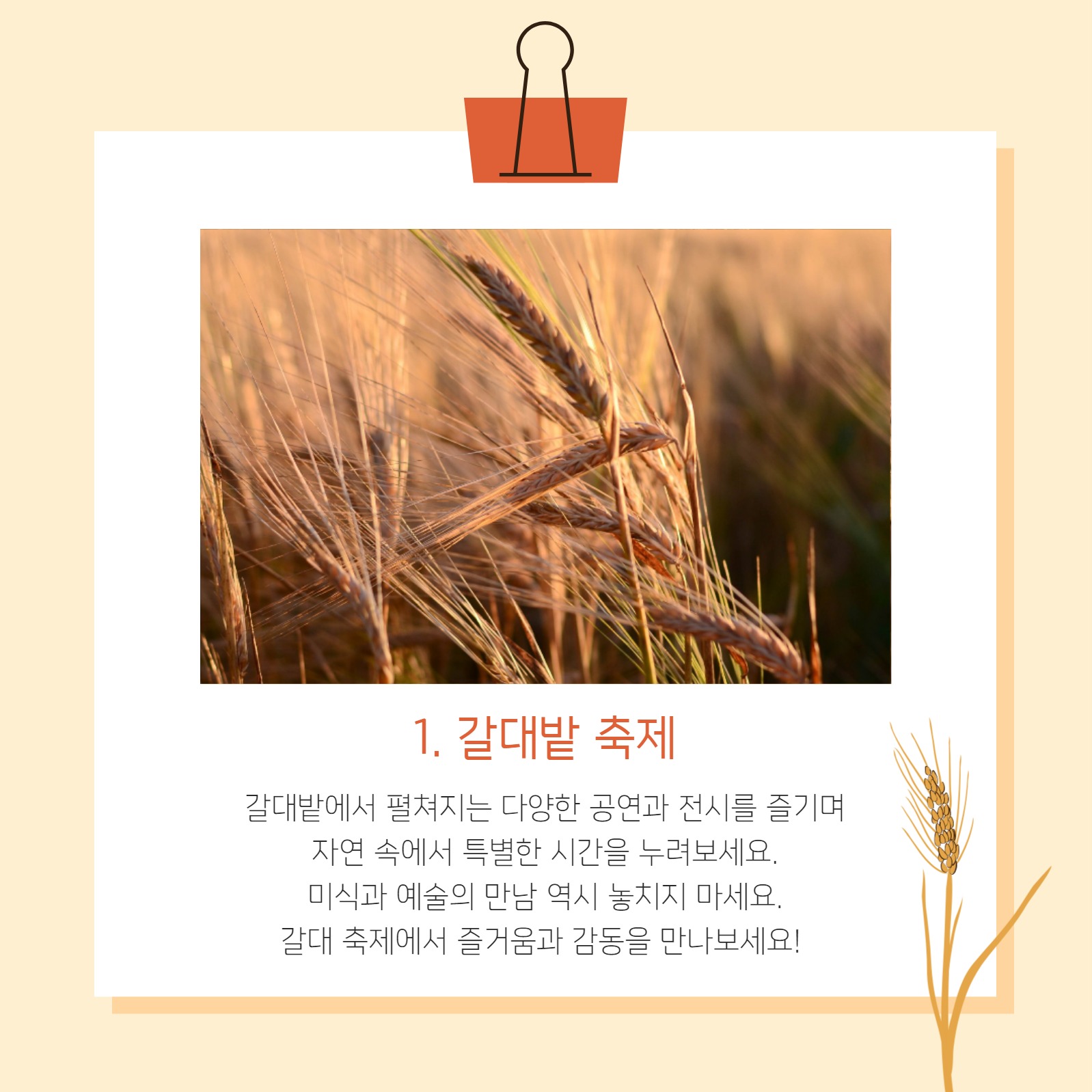 행복한 가을 축제