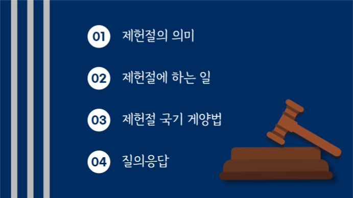 제헌절 알아보기 (프레젠테이션)