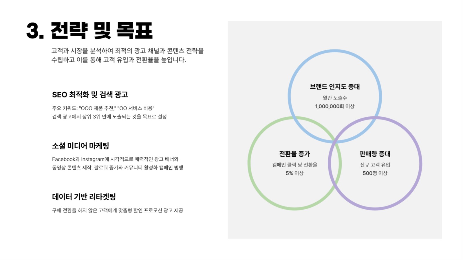 온라인 광고 마케팅 제안서