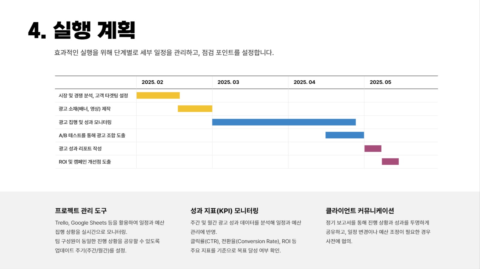 온라인 광고 마케팅 제안서