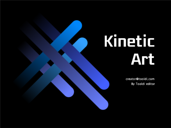 모던한 프레젠테이션 | 키네틱 아트