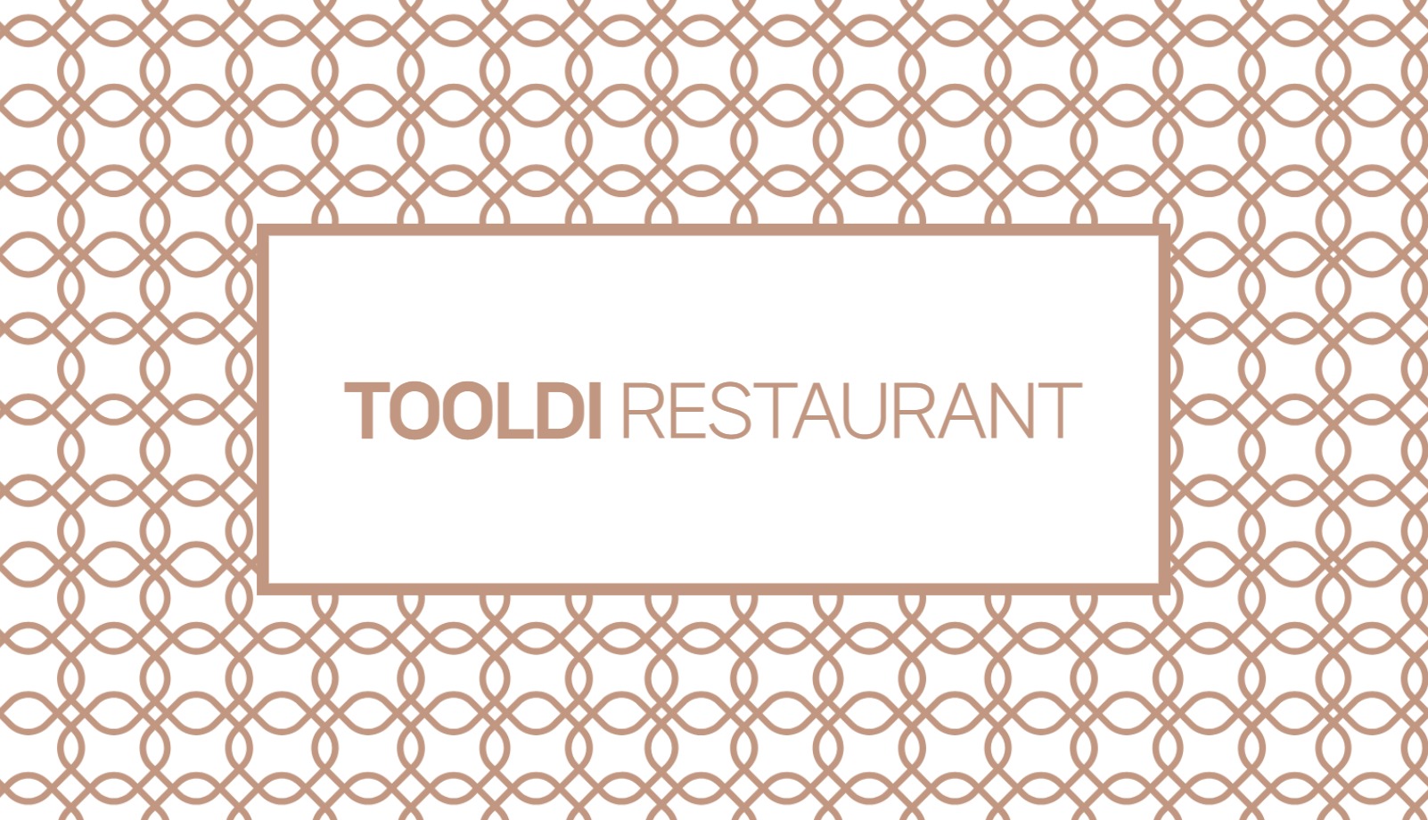 레스토랑 명함 디자인