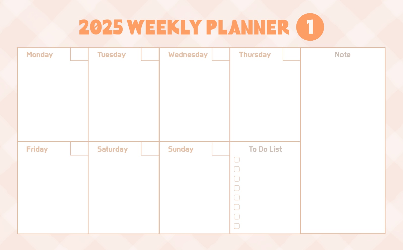 주간 계획표 굿노트 플래너