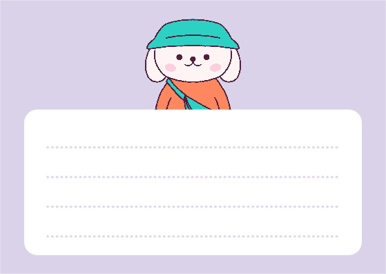 귀여워 가나디 엽서 카드