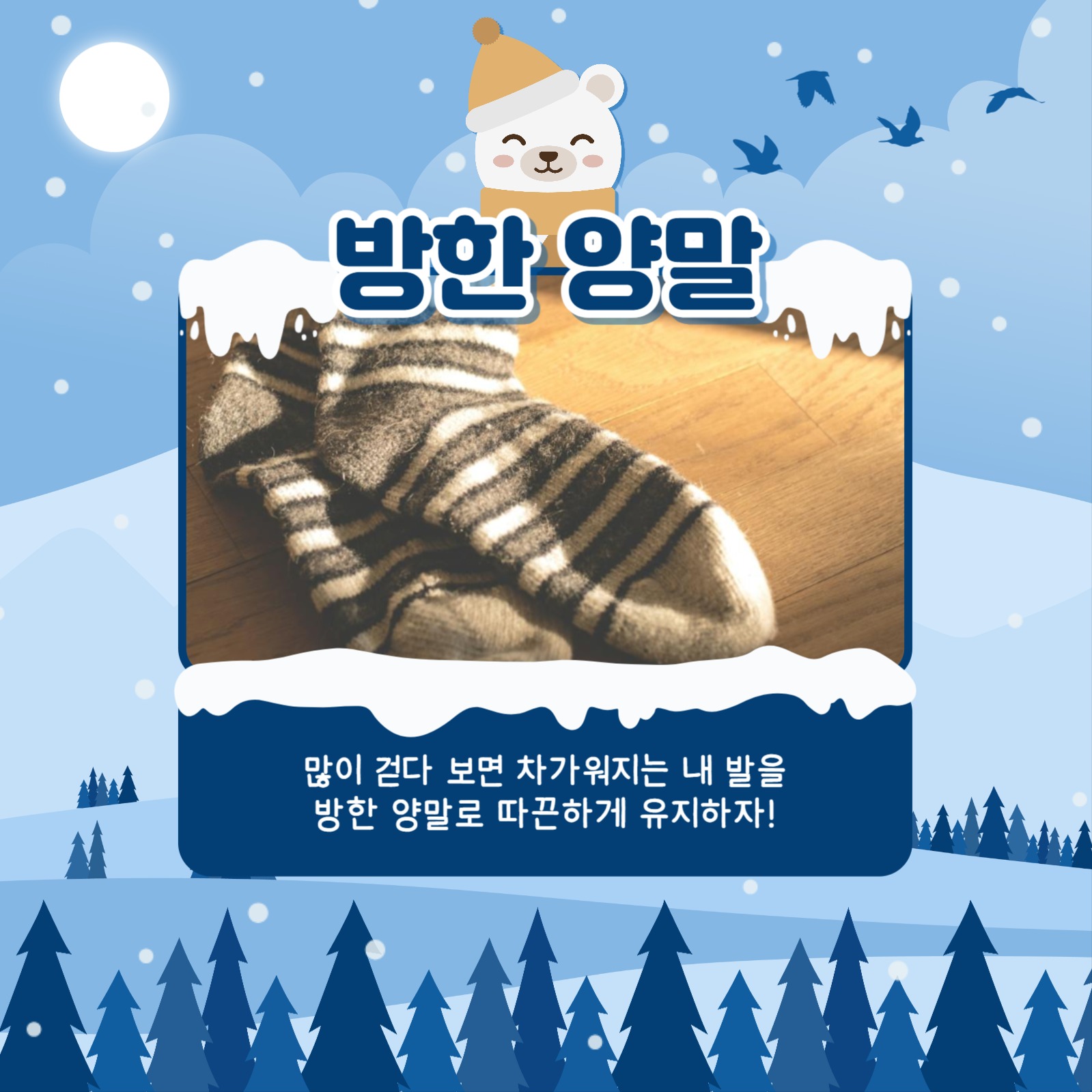 겨울철 방한용품 카드뉴스