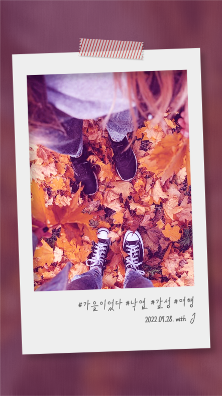 가을이었다 낙엽 감성 여행