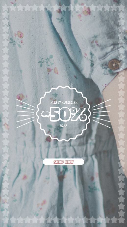 얼리 서머 할인 행사 홍보 인스타그램