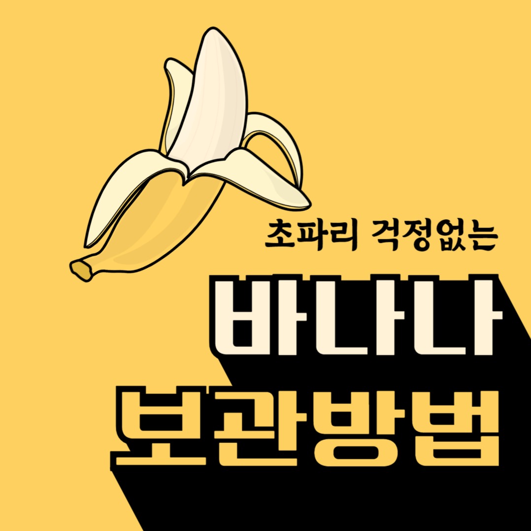 바나나 보관방법 카드뉴스