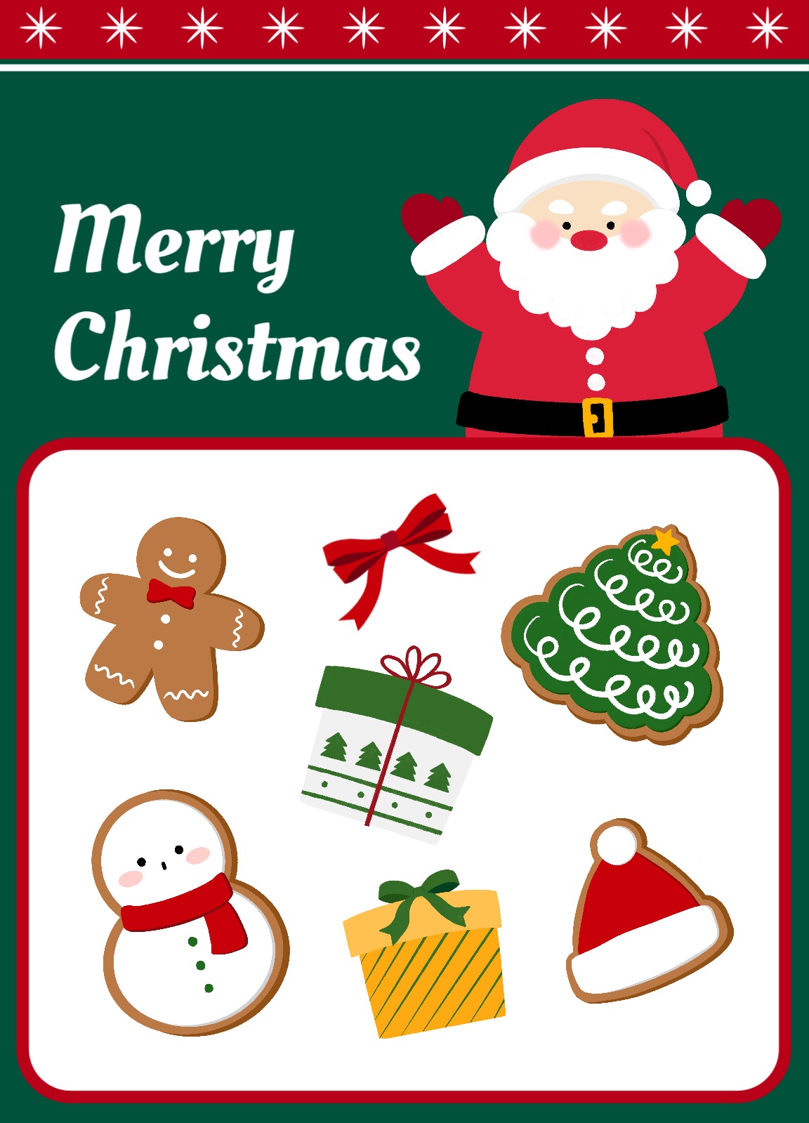 메리크리스마스 다꾸 스티커