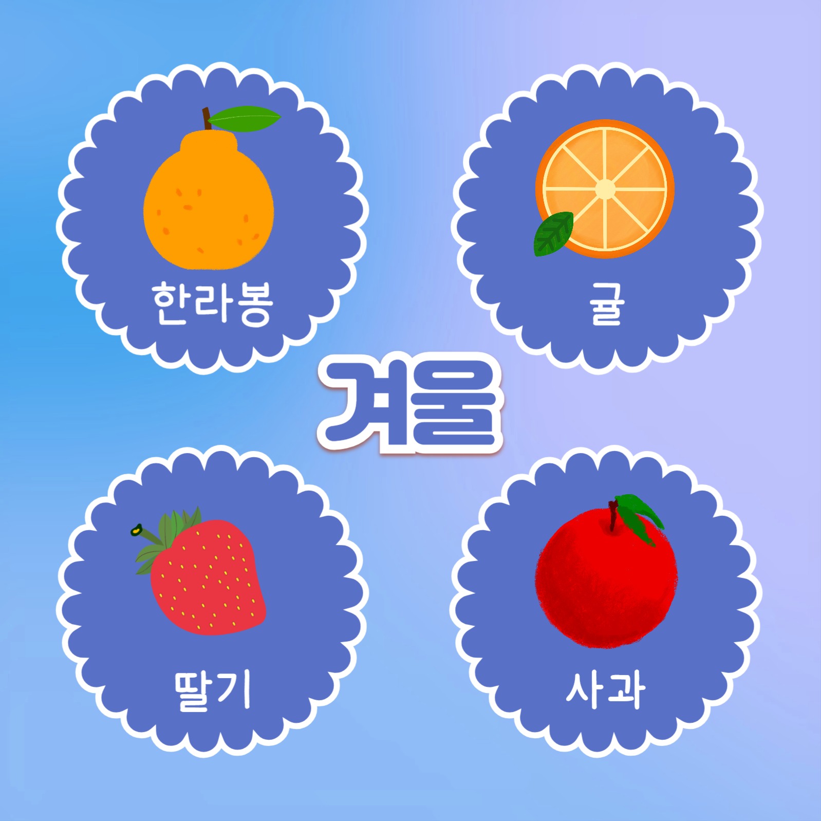 사계절 제철과일 (카드뉴스)