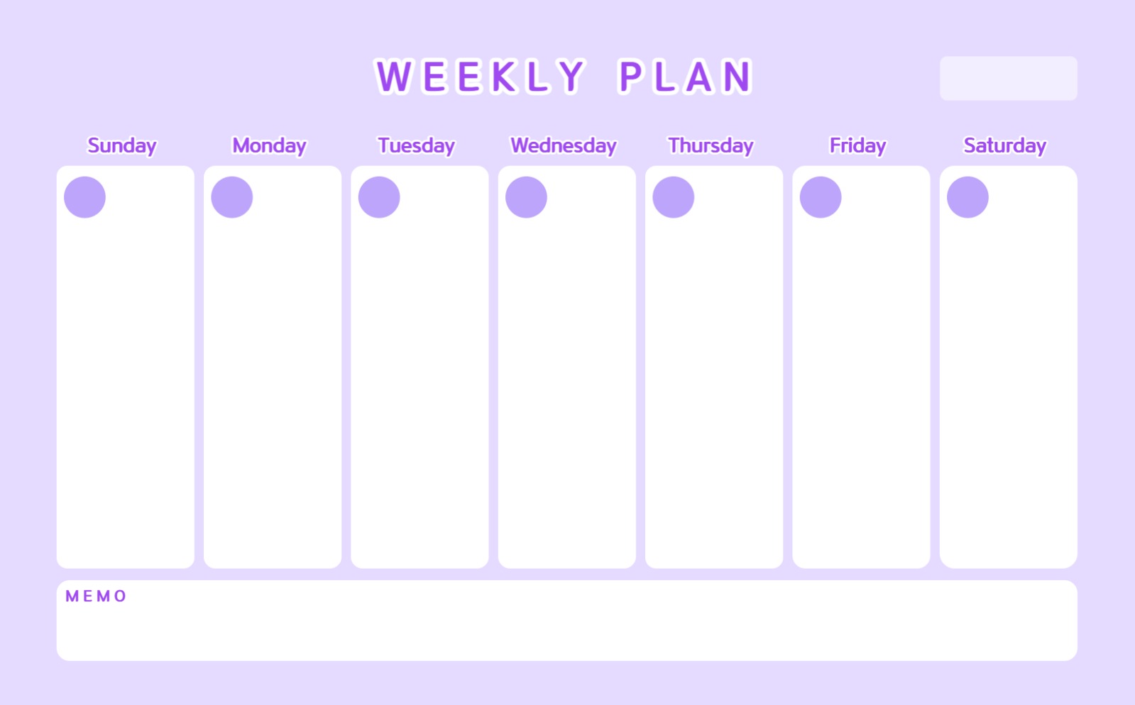 만년 위클리 플랜 다이어 굿노트 양식