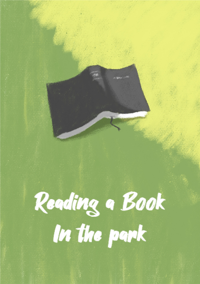공원에서독서
