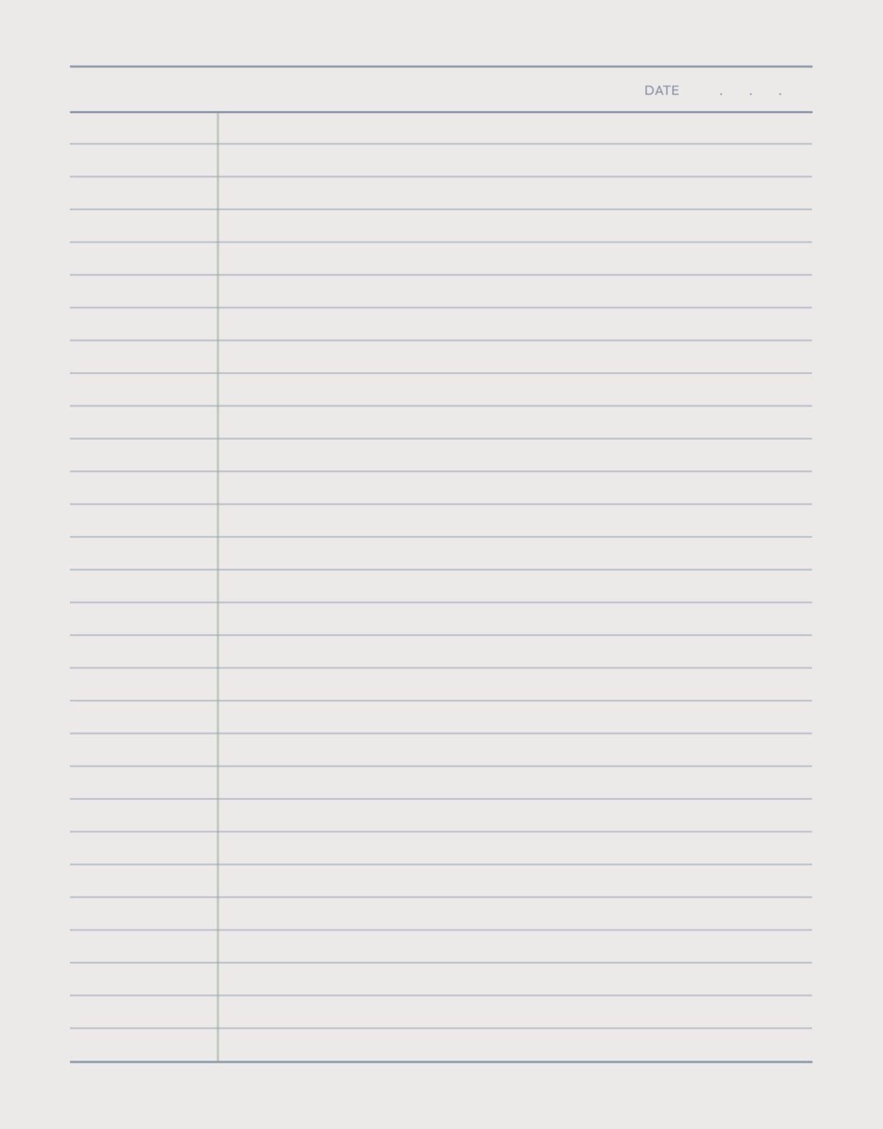 심플 굿 노트 속지