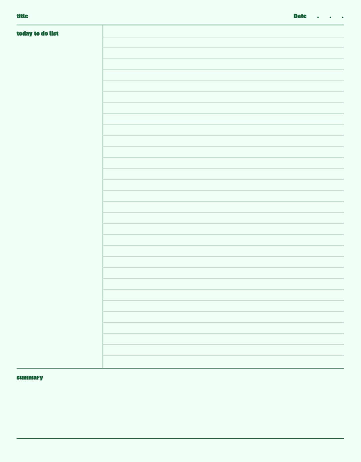 초로딩딩한 굿노트 세로 템플릿