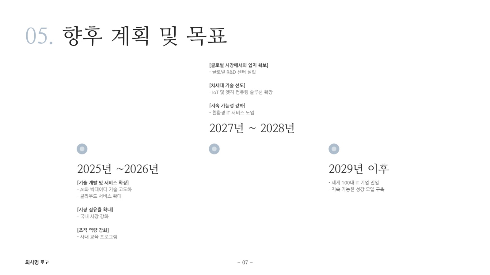 심플한 회사 소개서