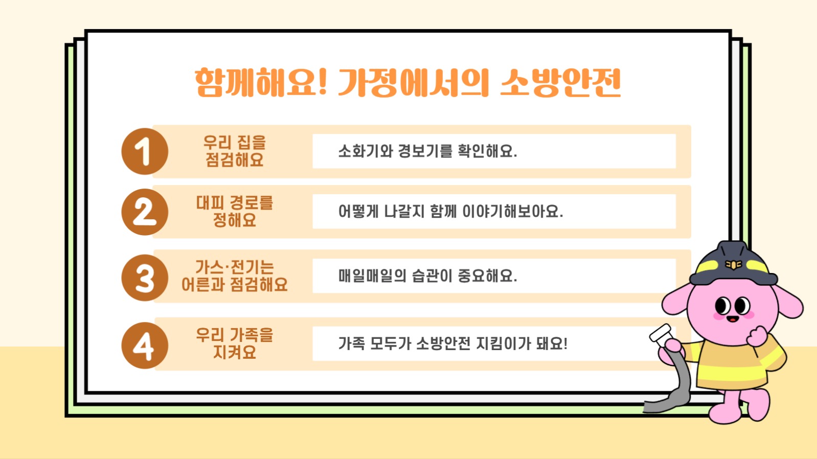 어린이를 위한 소방교육