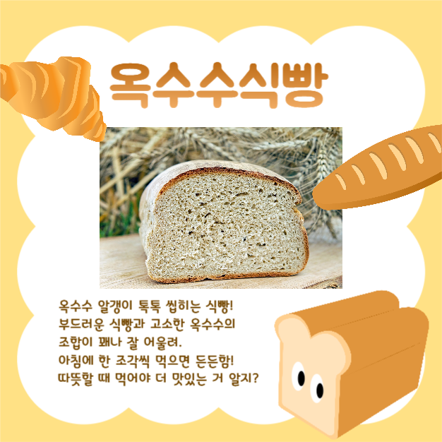 베이커리 빵 추천 카드뉴스