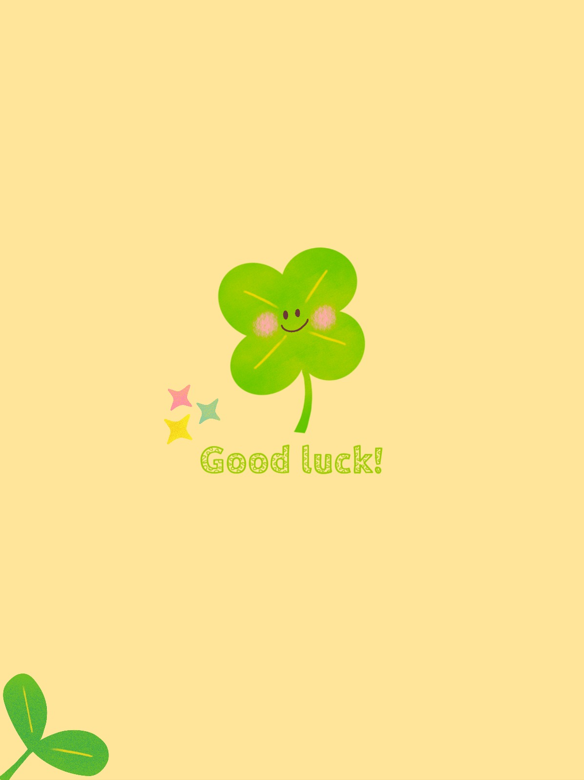 good luck