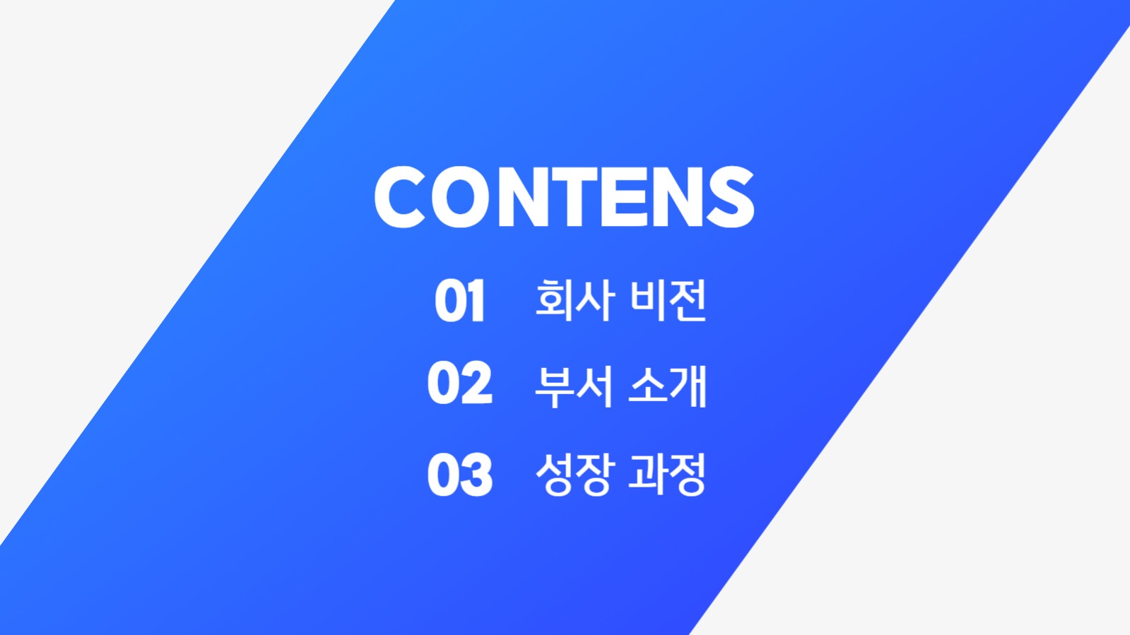 심플한 회사 소개서 
