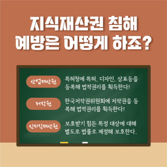 지식재산권 보호하기 (카드뉴스)