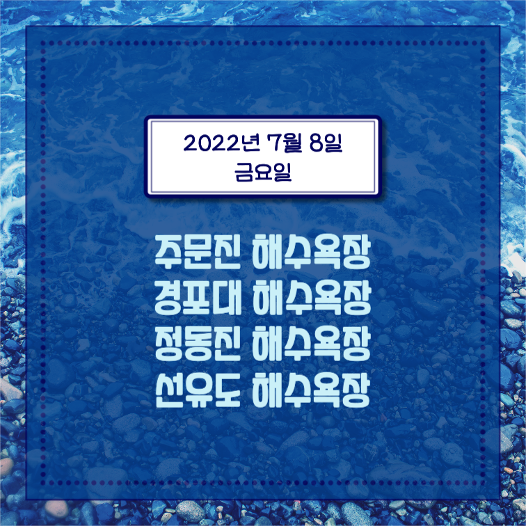 전국 해수욕장 개장일