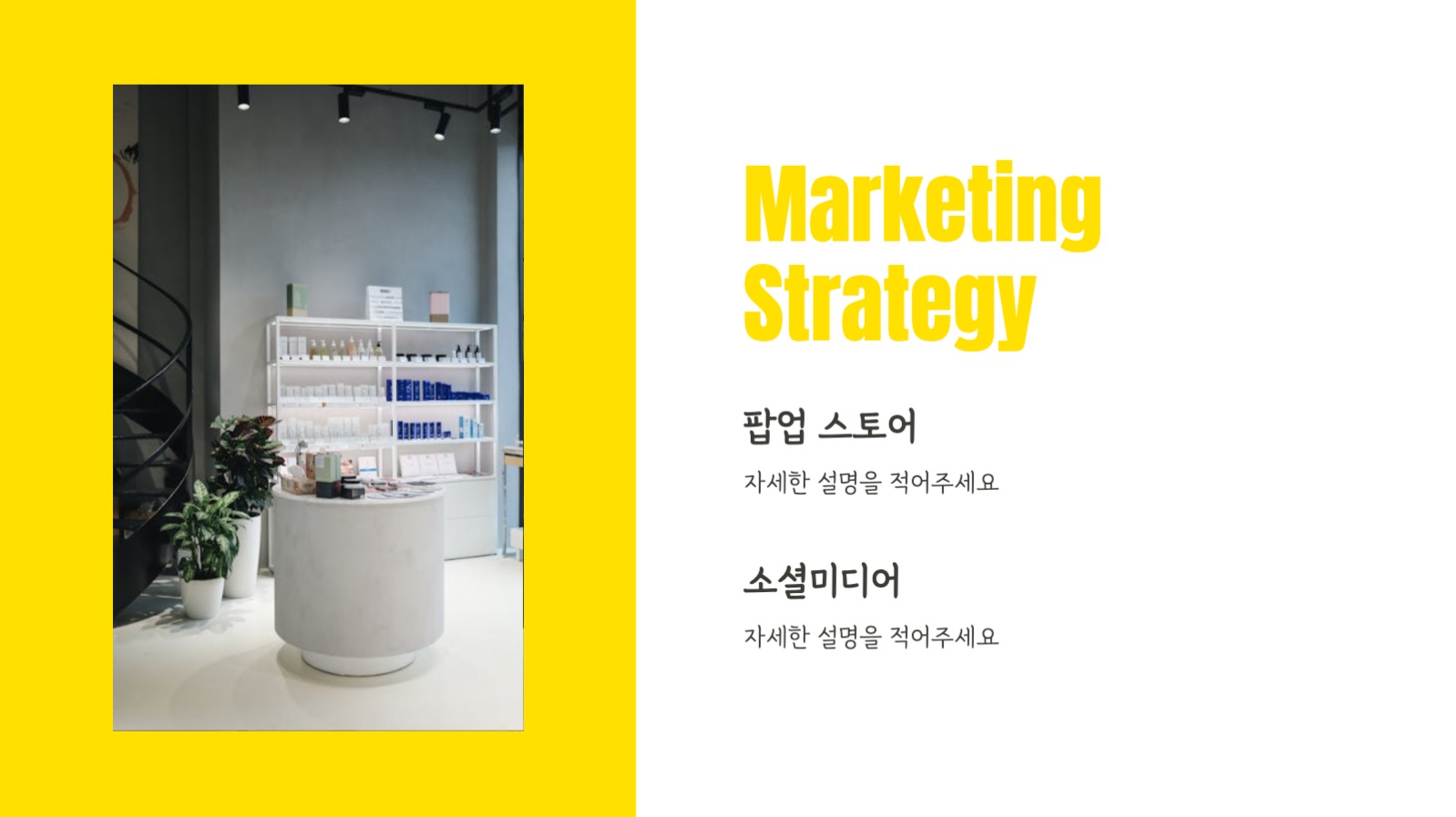 레몬 스킨 케어 화장품 기획서