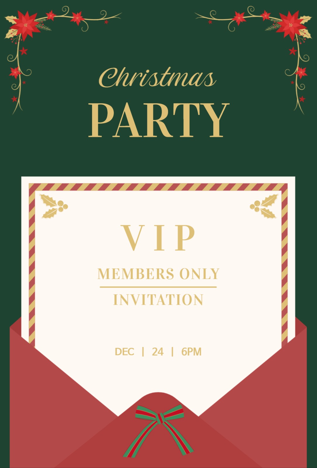 크리스마스 파티 초대장