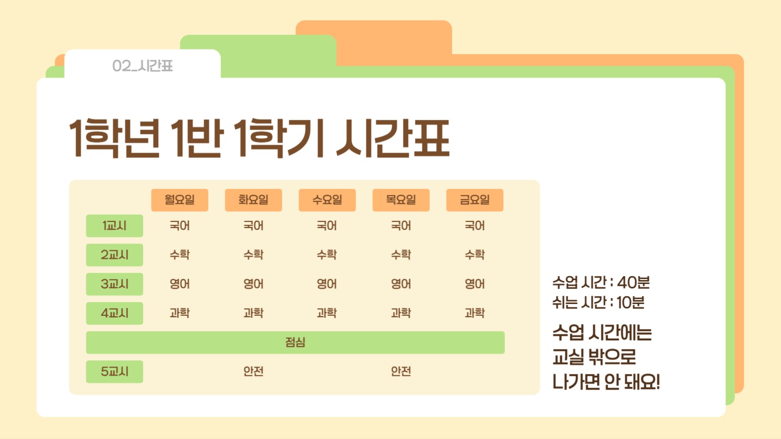 초등학교 수업 프레젠테이션