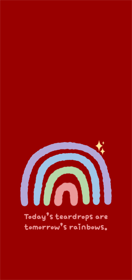 오늘의 눈물은 내일의 무지개 배경화면