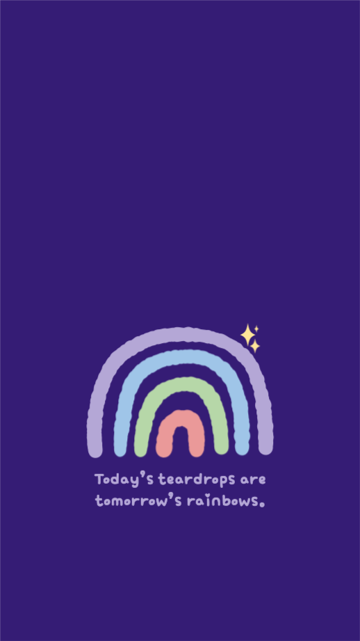 오늘의 눈물은 내일의 무지개 배경화면