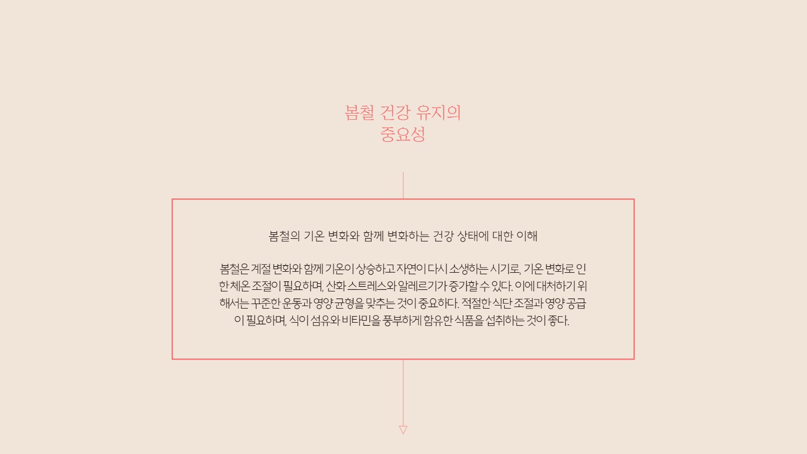 심플한 봄 사진 프레젠테이션