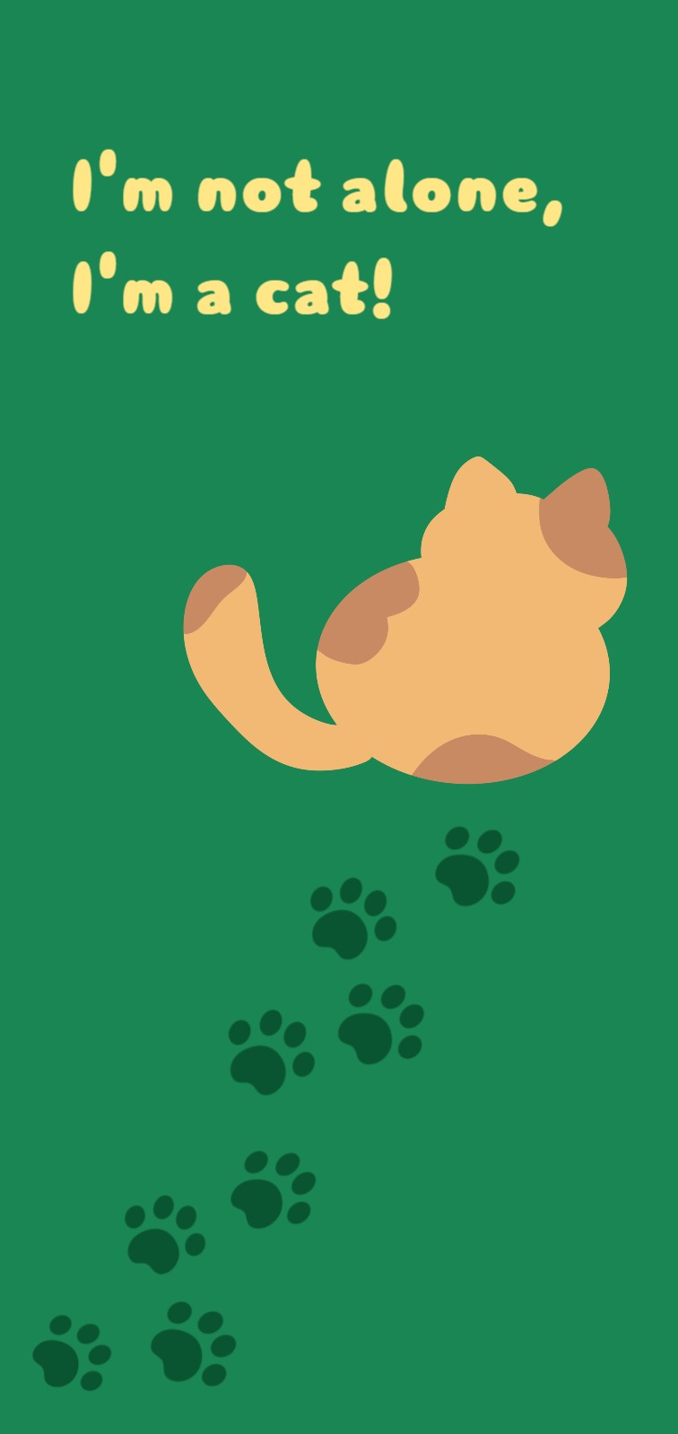 난 혼자가 아냐! 고양이야!