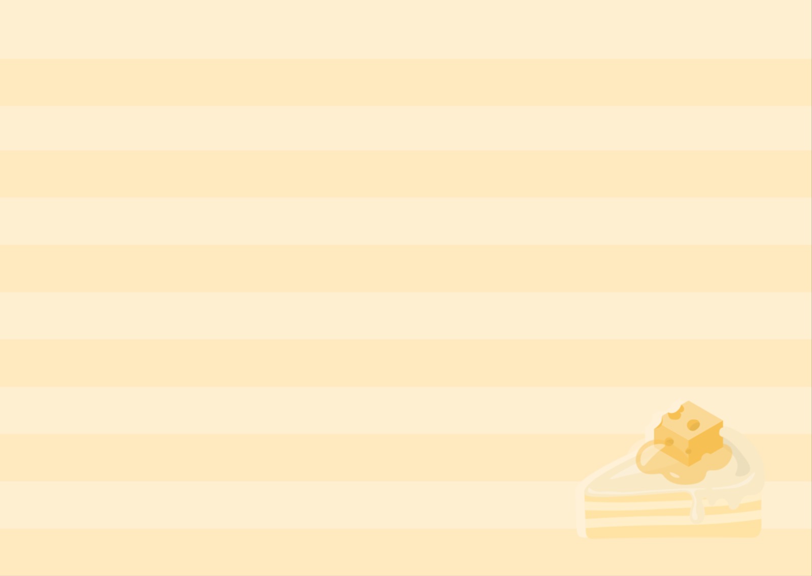 치즈케이크 엽서 카드