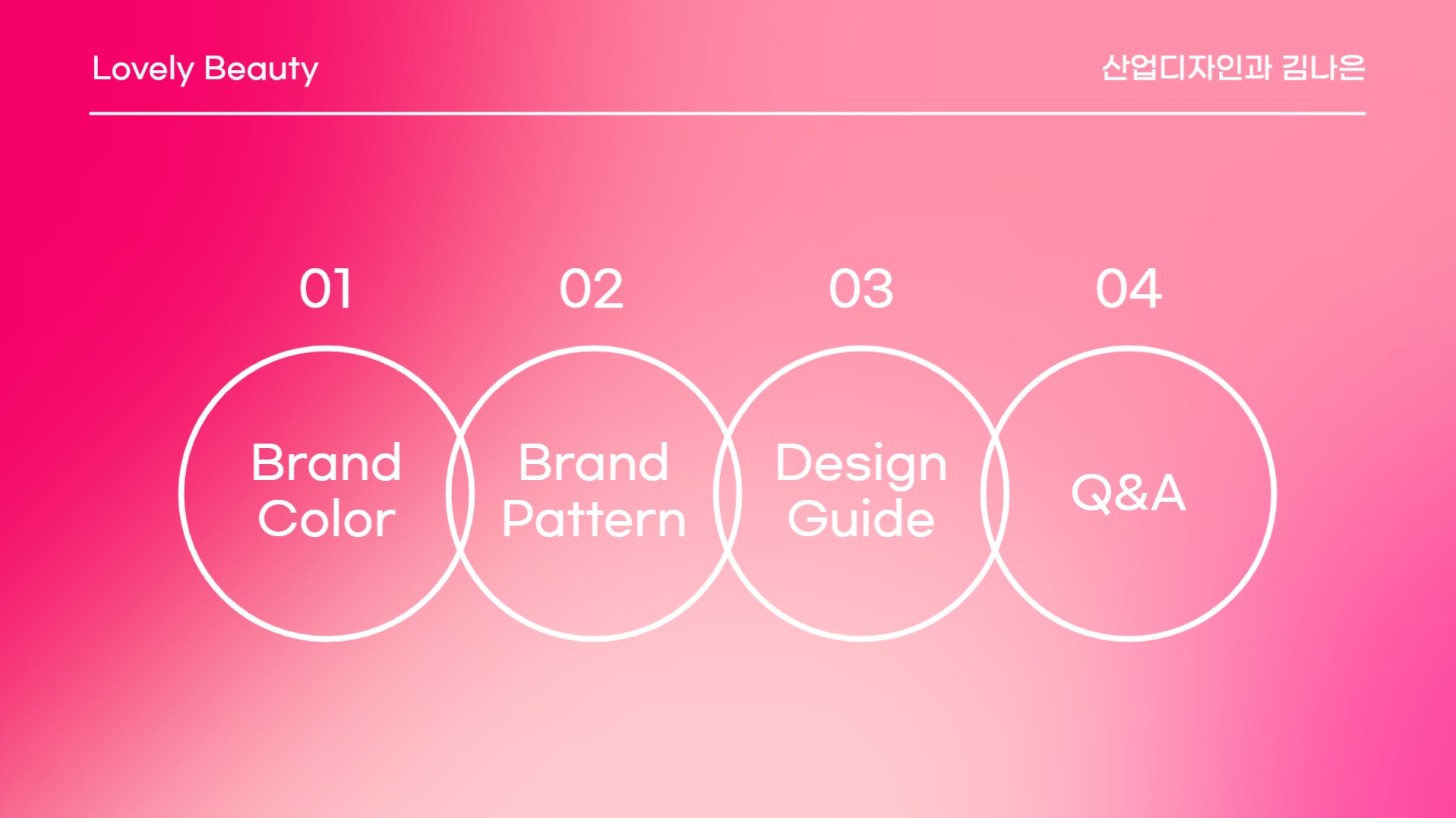 디자인 발표 프레젠테이션