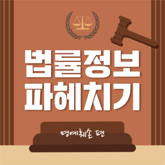 법률정보 파헤치기 (카드뉴스)