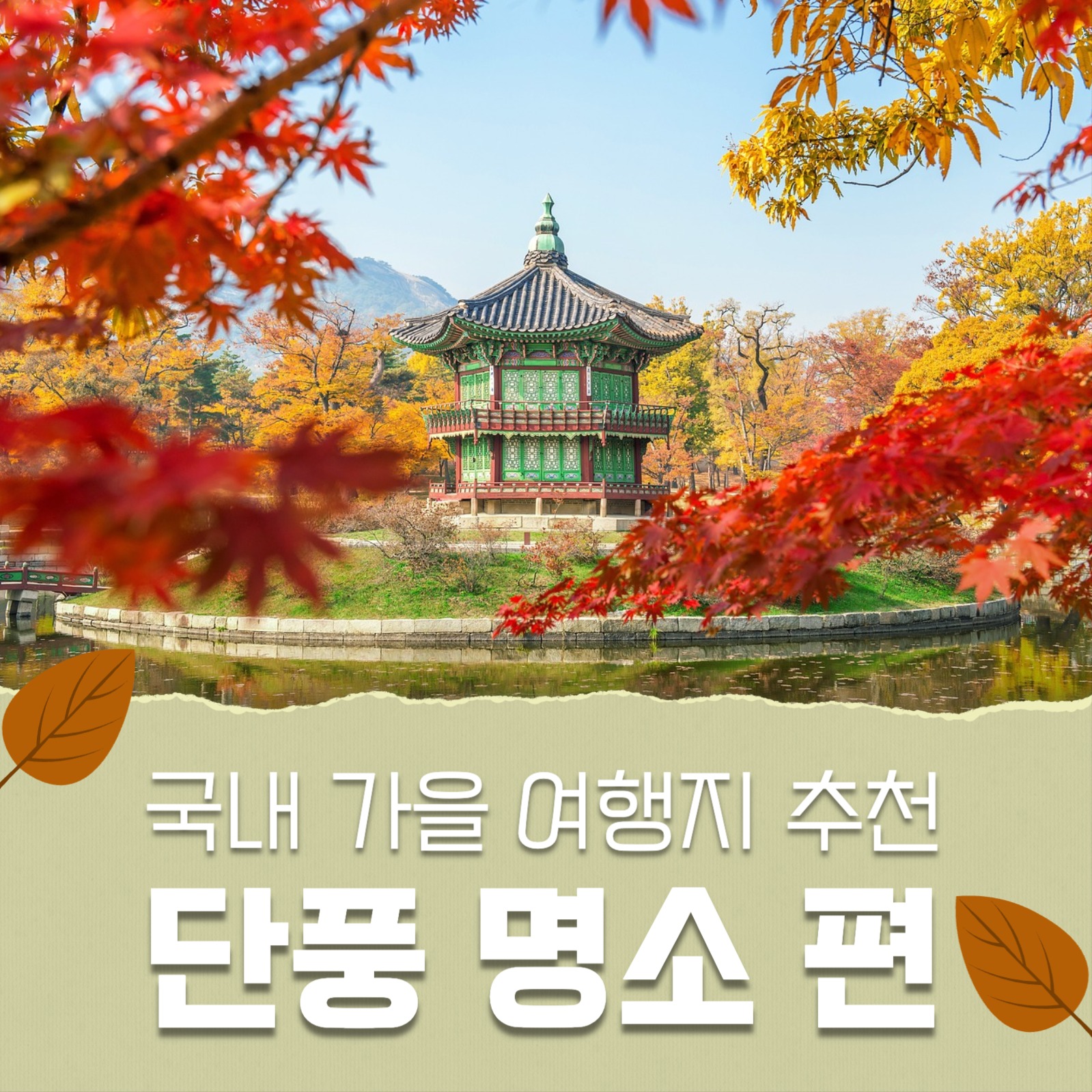 가을 여행지 추천 카드뉴스