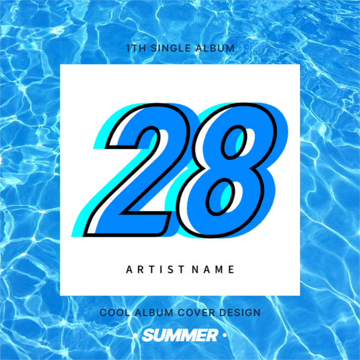 여름 싱글 앨범 커버