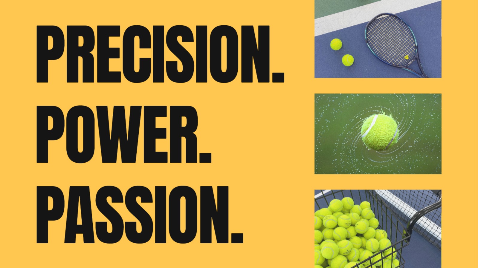 텍스트를 강조한 트렌디한 ppt