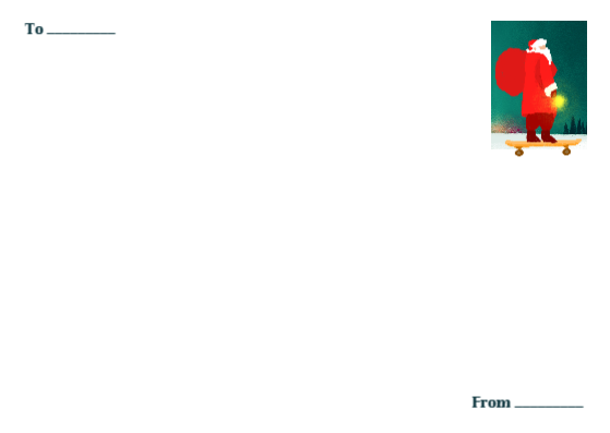 크리스마스 시즌 엽서