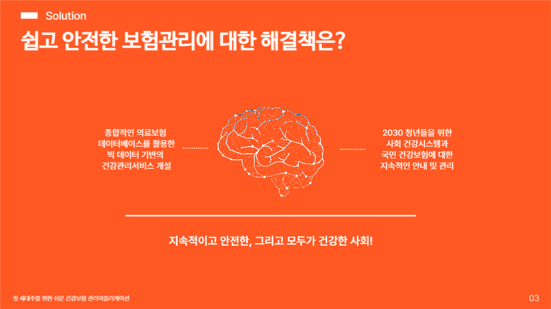 쉬운 건강보험 관리 제안 프레젠테이션