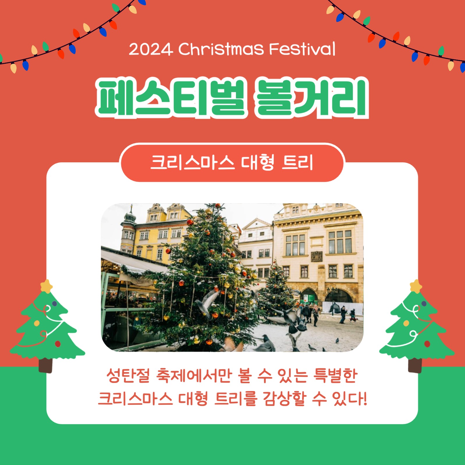 성탄절 축제 카드뉴스