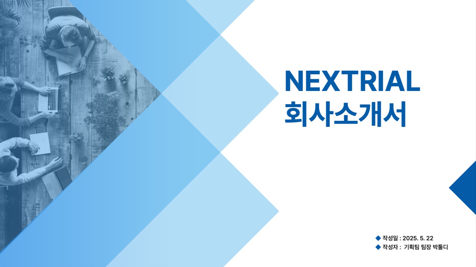 비즈니스 심플 프리젠테이션