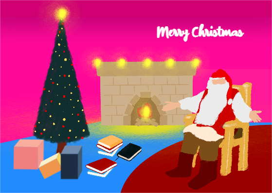 산타의 집 엽서