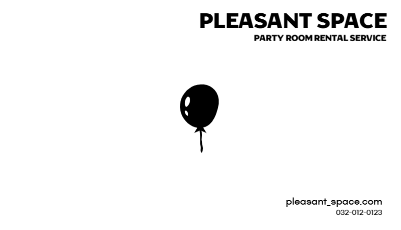 파티룸 명함